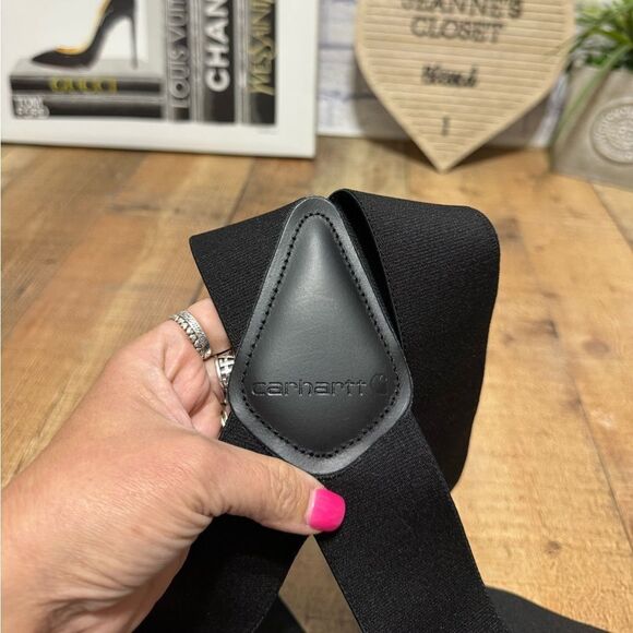 CARHARTT Utility Full Swing Suspenders Heavy Duty Size 52 nwt black - Picture 2 of 8